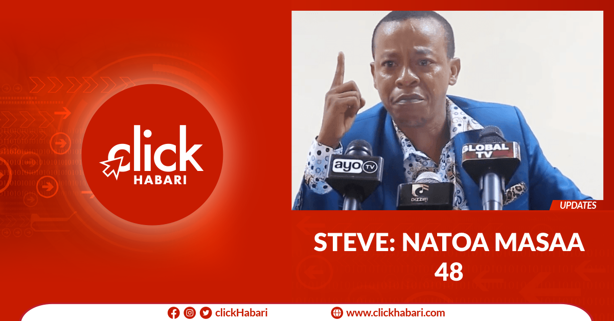 Steve : Natoa masaa 48