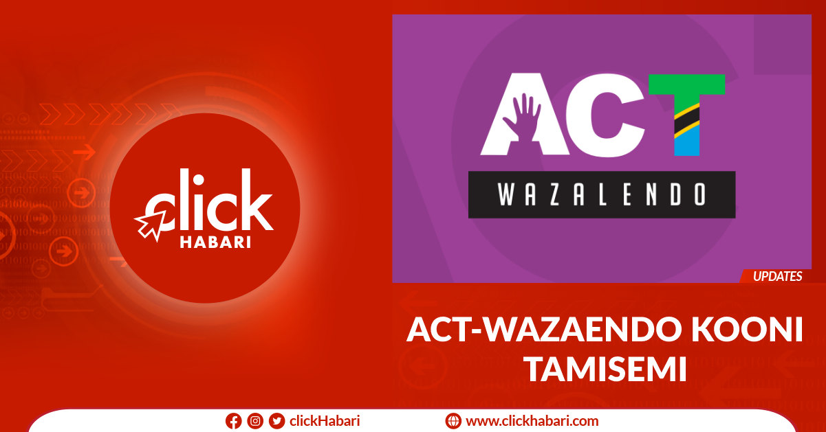 ACT- Wazalendo kooni mwa TAMISEMI