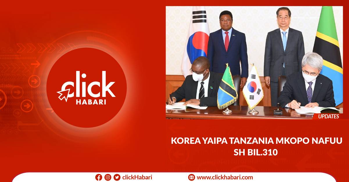 Korea yaipa Tanzania mkopo nafuu Sh bil. 310