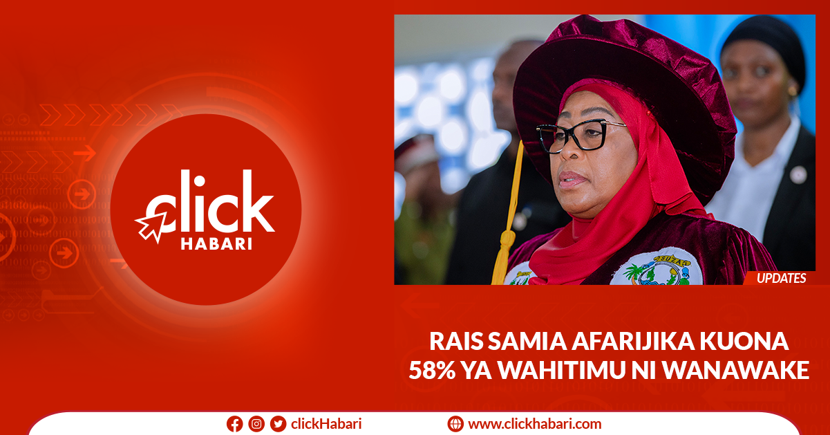 Rais Samia afarijika kuona 58% ya wahitimu ni wanawake