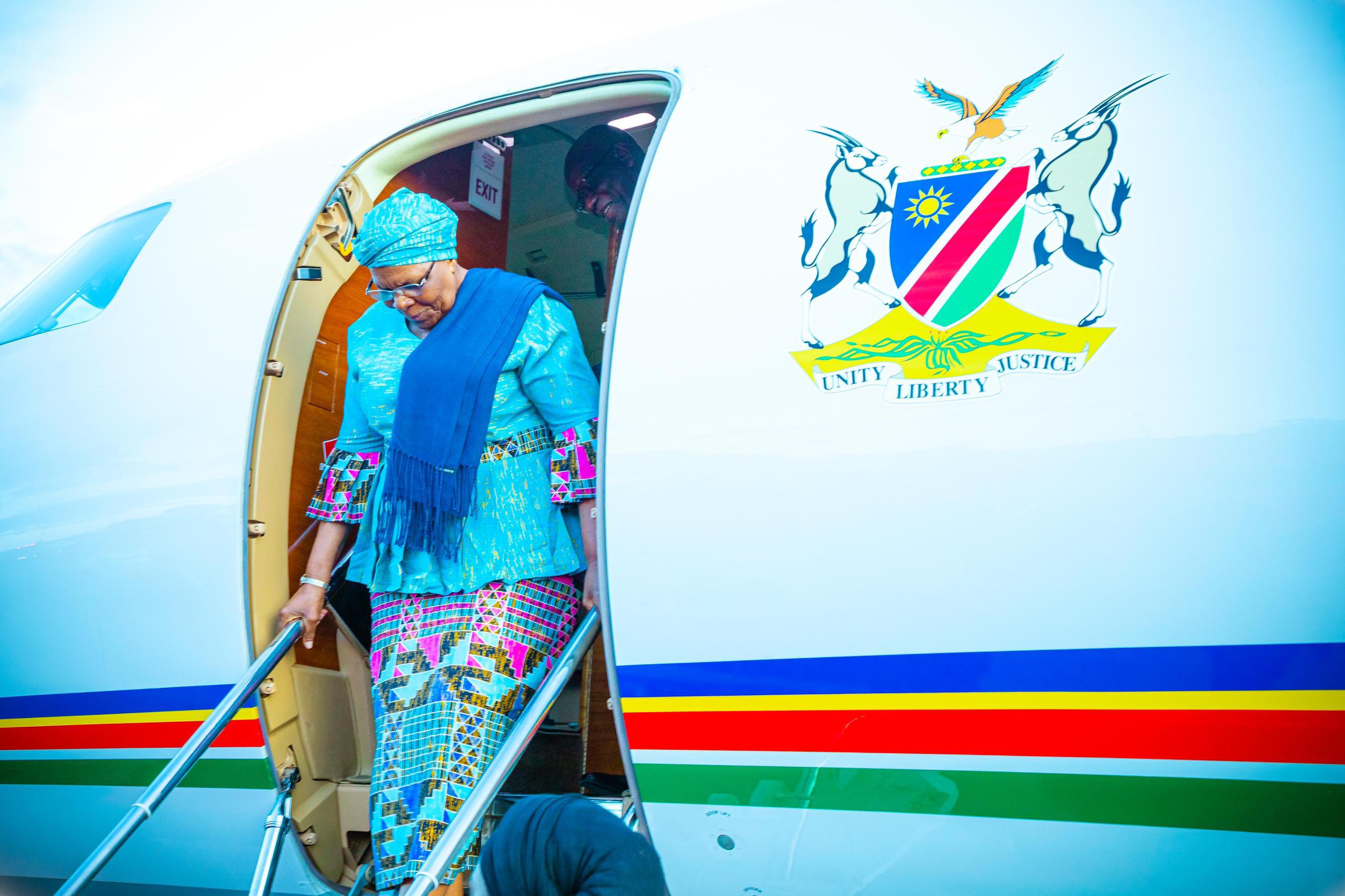 Rais wa Namibia awasili Tanzania