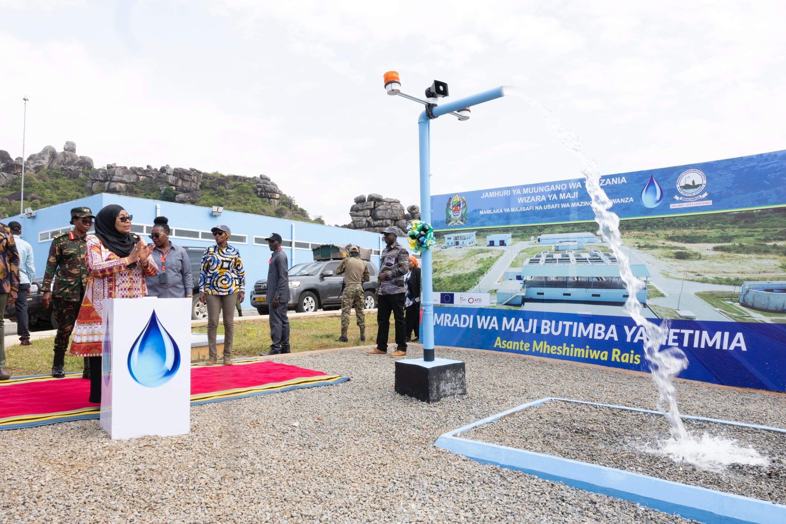 Rais Samia azindua Mradi wa Maji Butimba