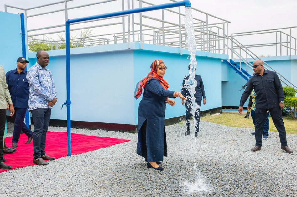 Rais Samia Suluhu atunukiwa Tuzo ya Heshima ya Maji