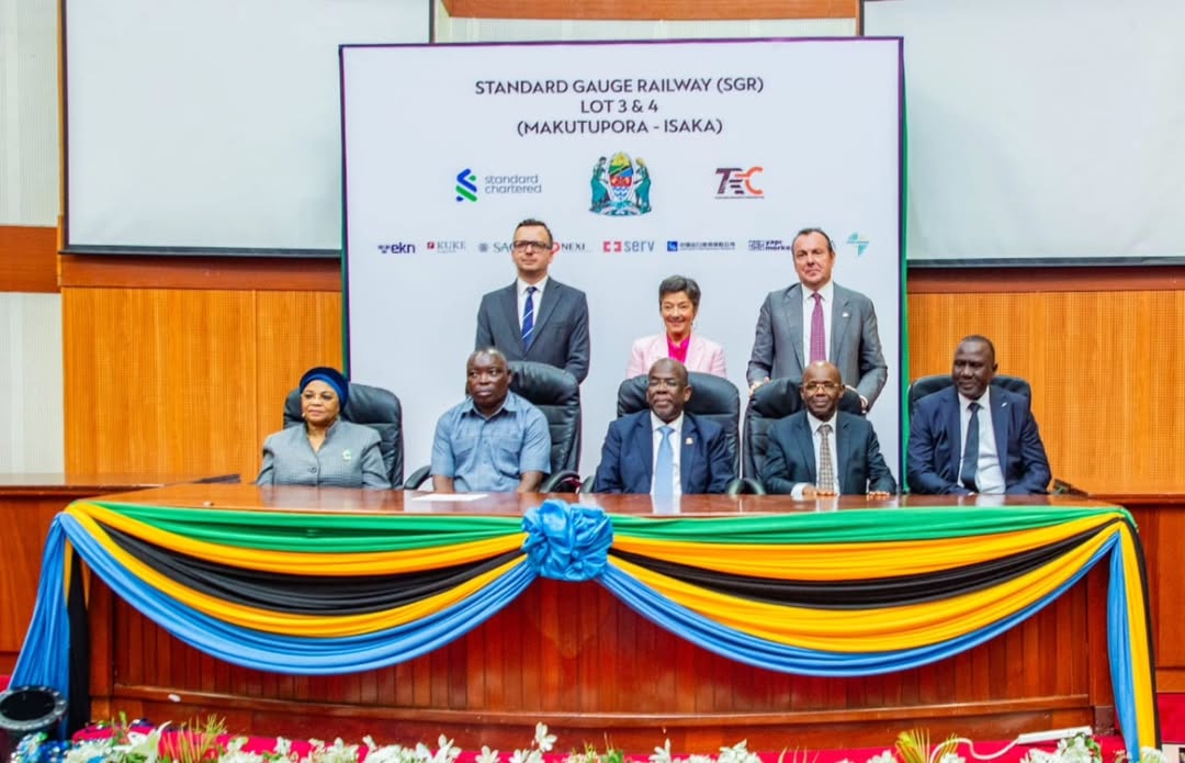 Standard Chartered yapanga ufadhili wa Dola Bilioni 2.33 kwa Mradi wa Reli ya Kisasa Tanzania