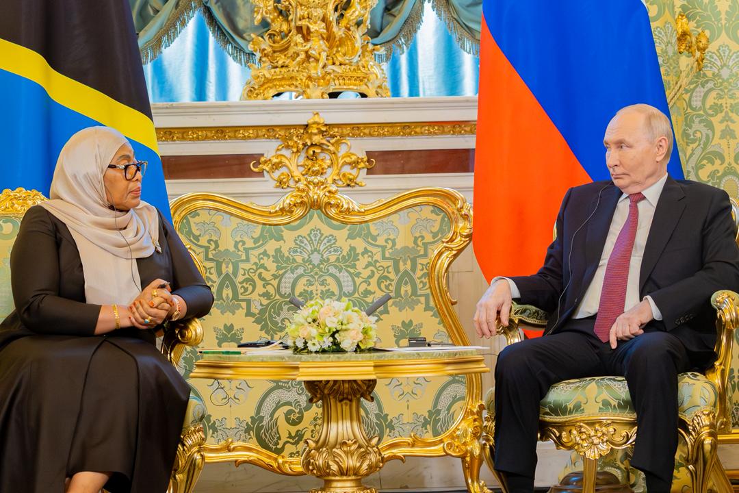 Putin akutana na Rais wa Tanzania Samia Suluhu Hassan: Mahusiano ya Tanzania na Urusi yaendelea kuimarika mwaka 2026