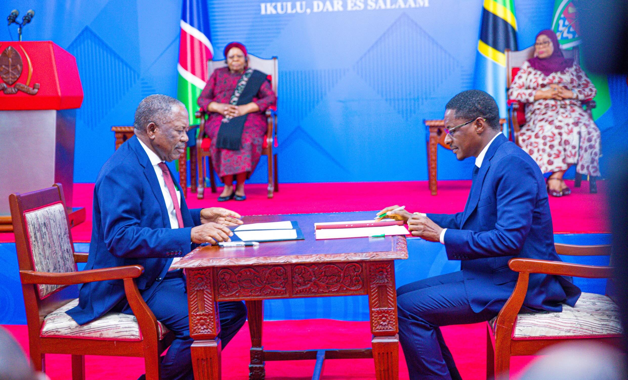 Tanzania na Namibia zasaini mikataba minne ya ushirikiano Tanzania na Namibia zasaini mikataba minne ya ushirikiano