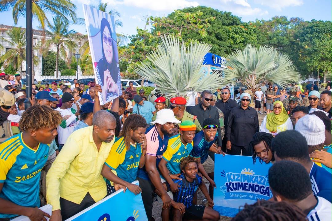 Rais Samia Suluhu akutana na vijana wa makachu